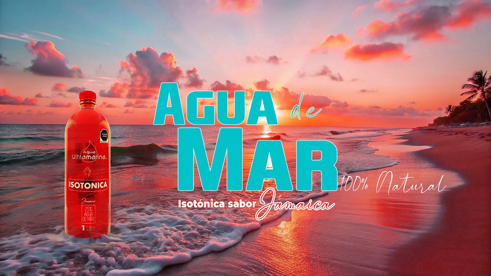 Agua de mar, agua purificada, agua alcalina, agua ultramarina