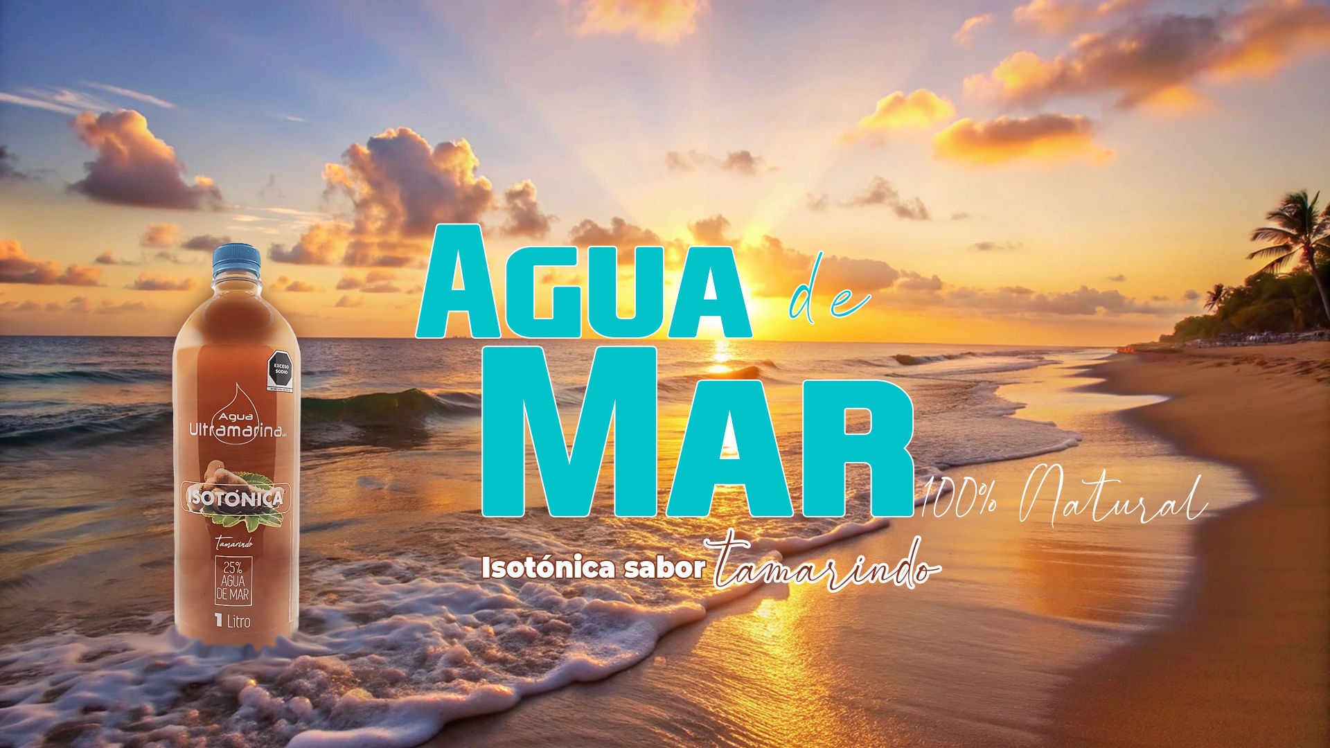 Agua de mar, agua purificada, agua alcalina, agua ultramarina